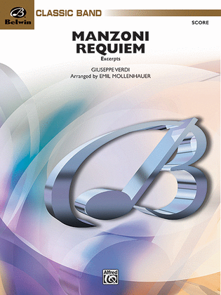 Book cover for Manzoni Requiem (Excerpts)