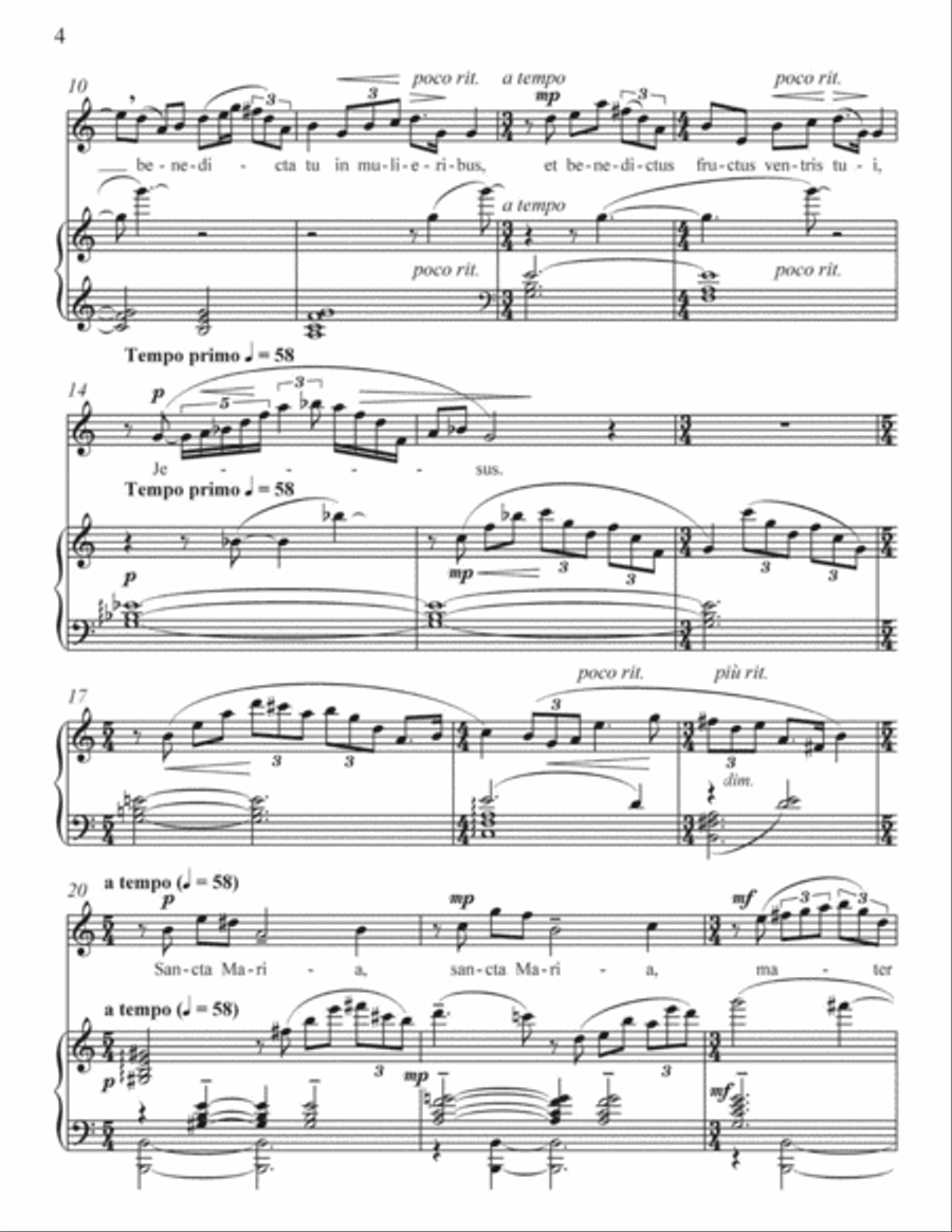 In Time of War: Prayers and Meditations String Orchestra scores gallery preview page 4