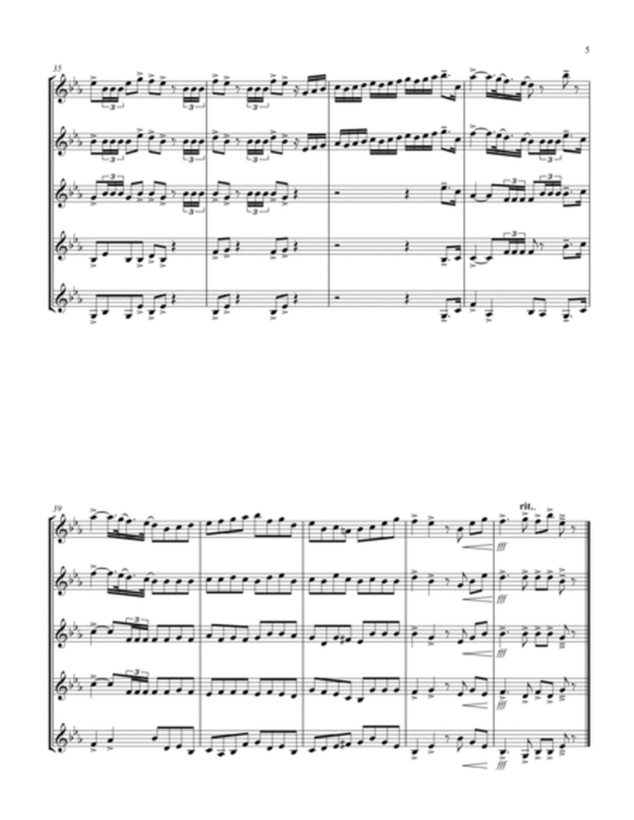 Coronation March (Db) (Clarinet Quintet)