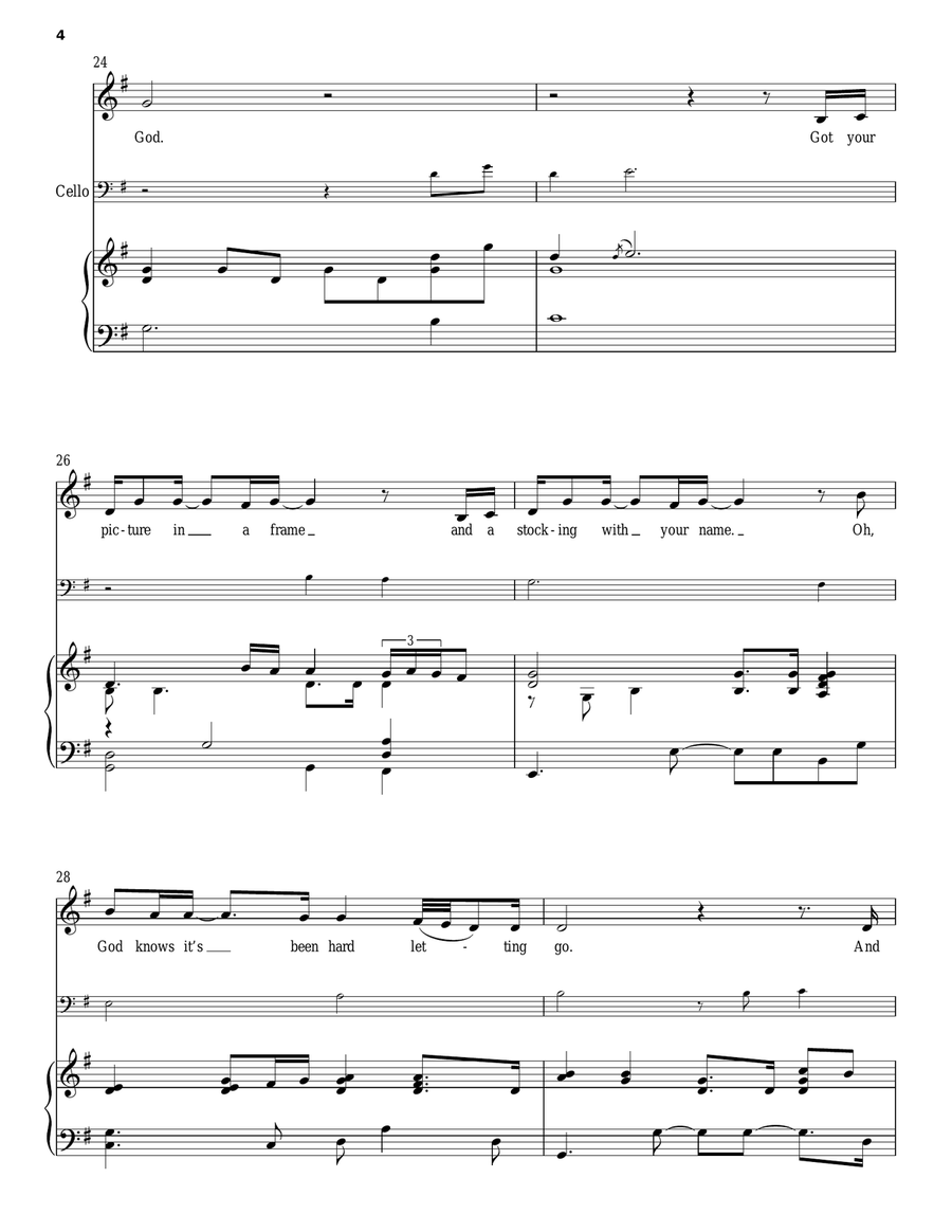 The Sweetest Gift The Sweetest Gift Piano scores gallery preview page 4