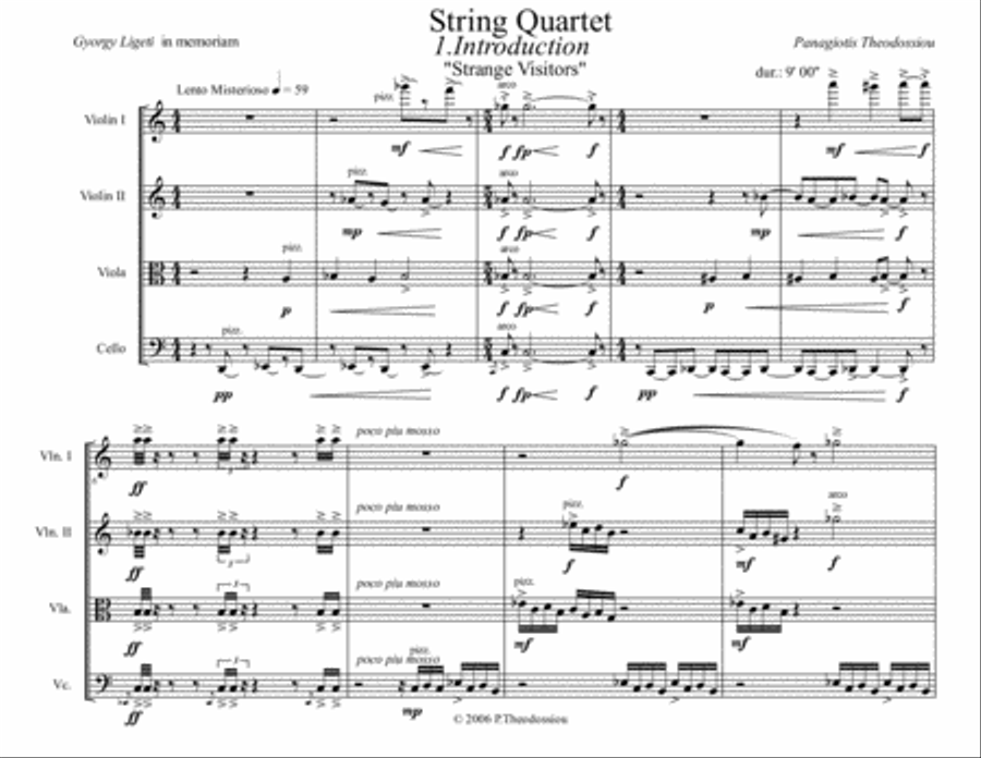 String Quartet n.1 