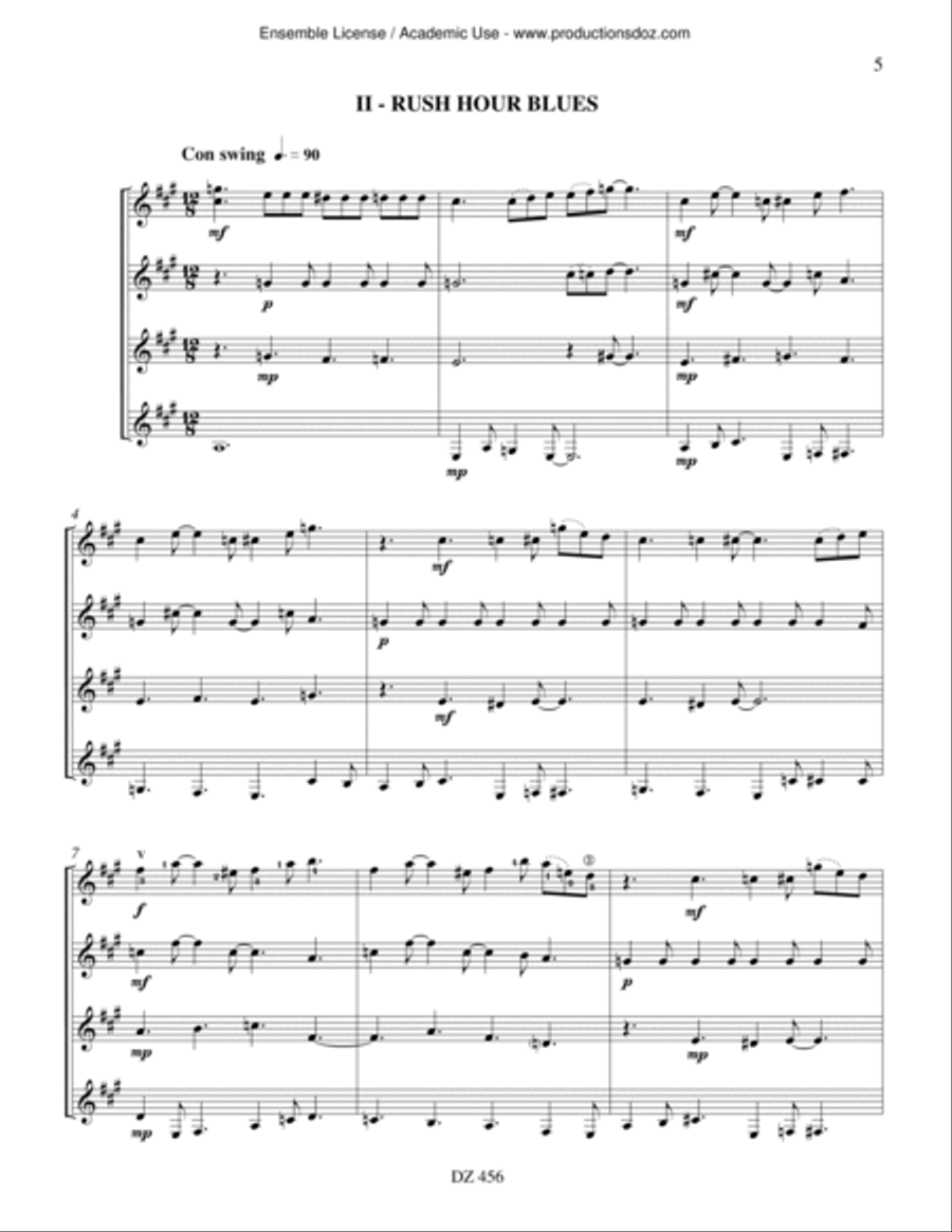 Rainbow Rivers Guitar Ensemble scores gallery preview page 5