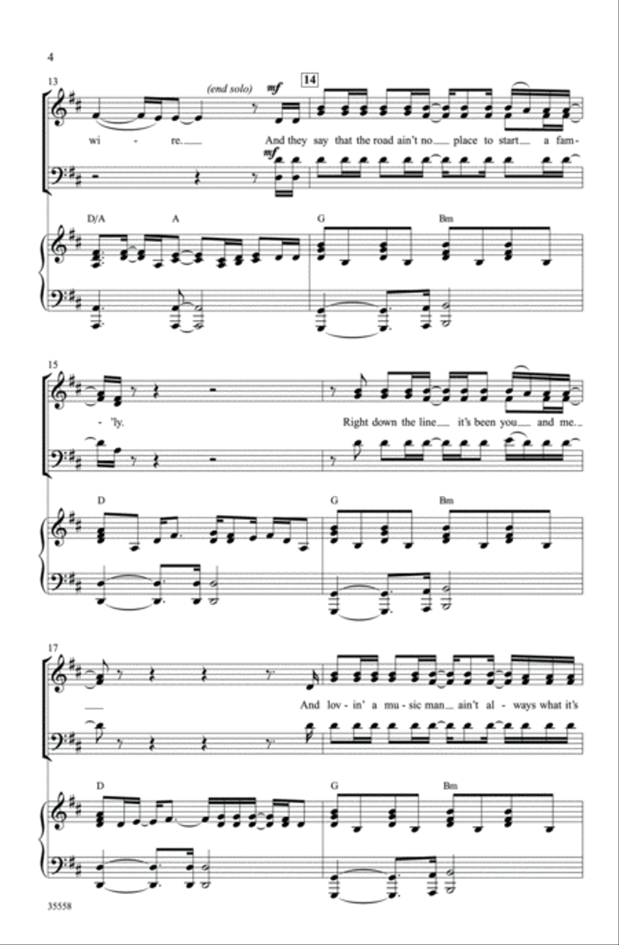 Any Way You Want It: Journey's Greatest Hits 4-Part scores gallery preview page 4