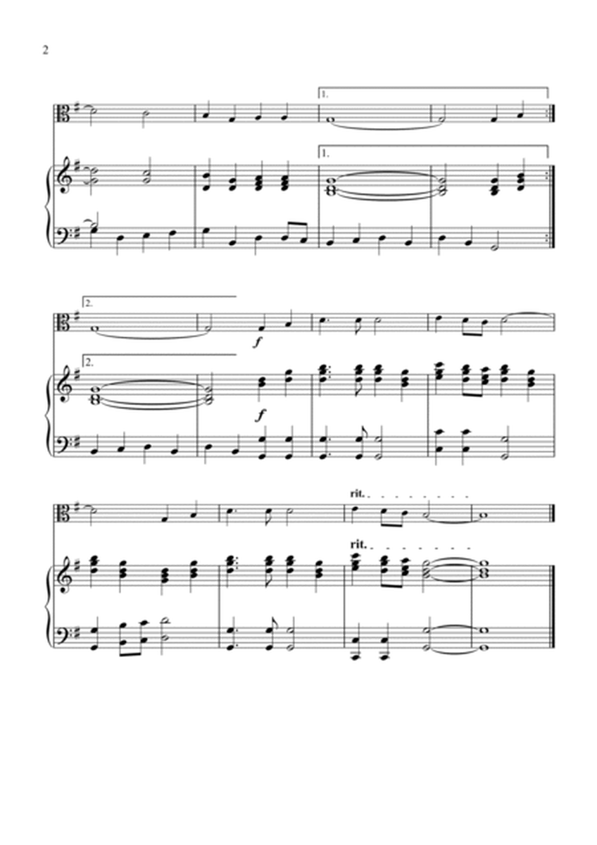Kumbaya for Viola and Piano image number null