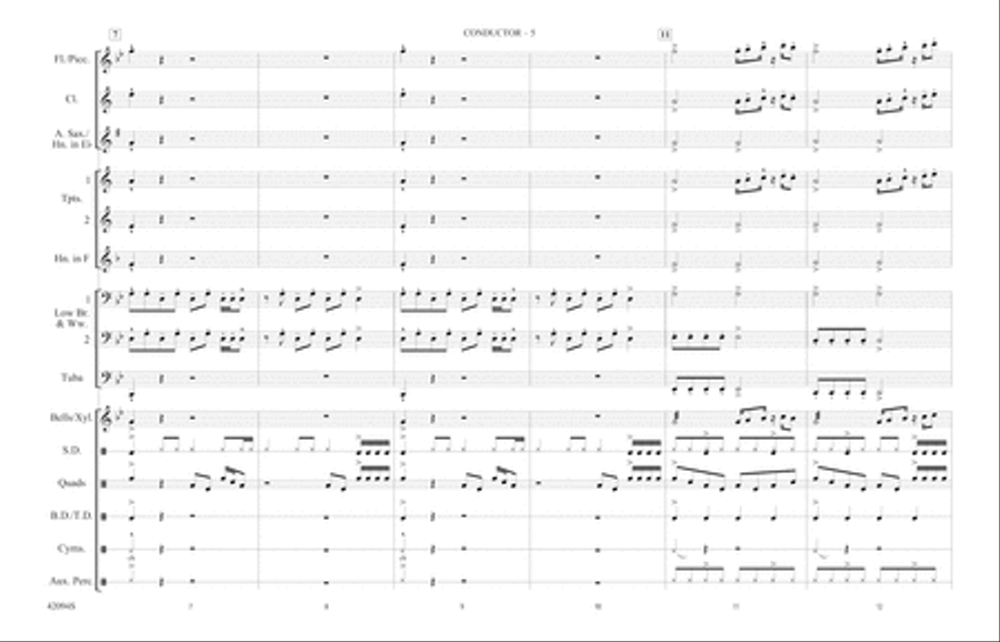 Rockin' Sports Jams, Vol. 3: Score Marching Band scores gallery preview page 5