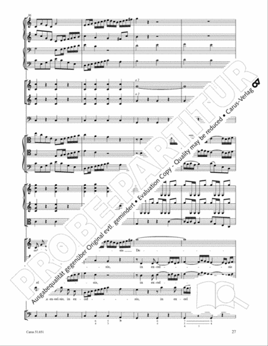 C Minor Mass, K. 427 (Missa in c KV 427) 4-Part scores gallery preview page 43