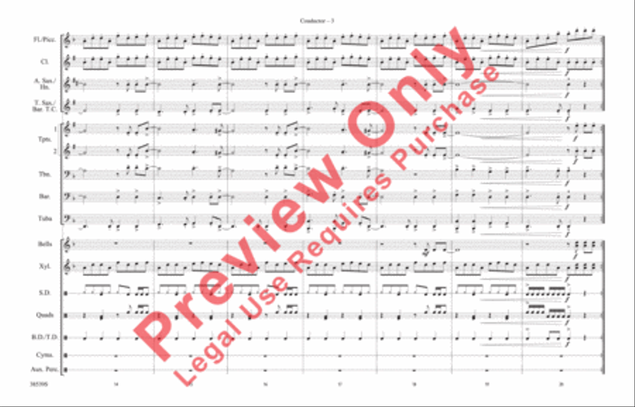 Let It Rock Marching Band scores gallery preview page 4