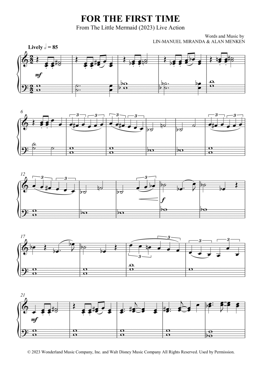 For The First Time Chamber Music scores gallery preview page 1