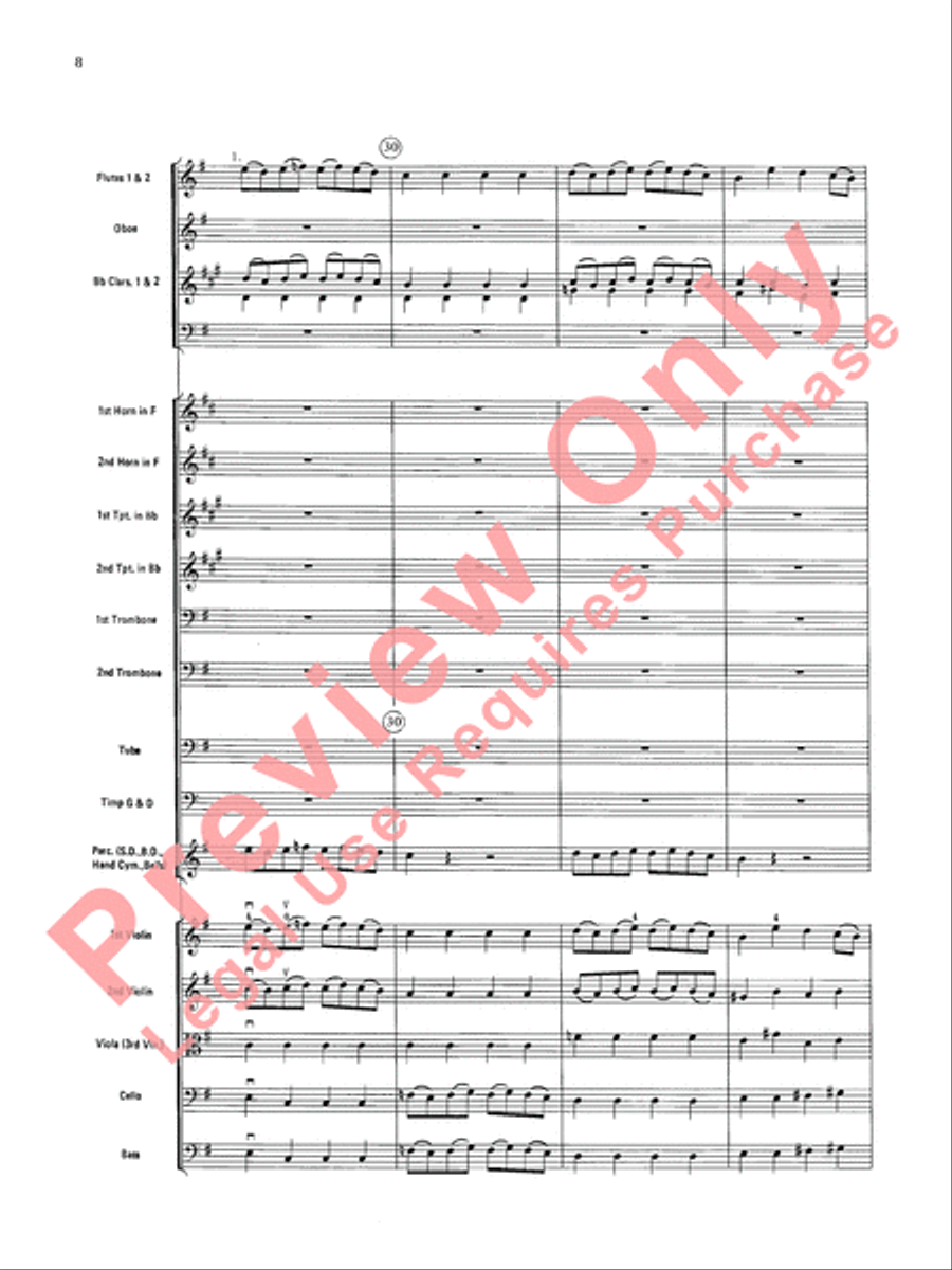Rondeau (Theme from Masterpiece Theatre) Full Orchestra scores gallery preview page 11