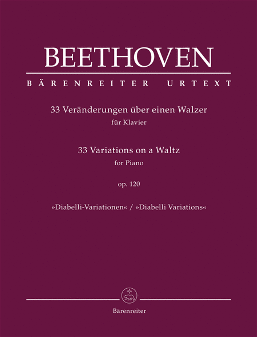 33 Variations on a Waltz for Piano, op. 120 