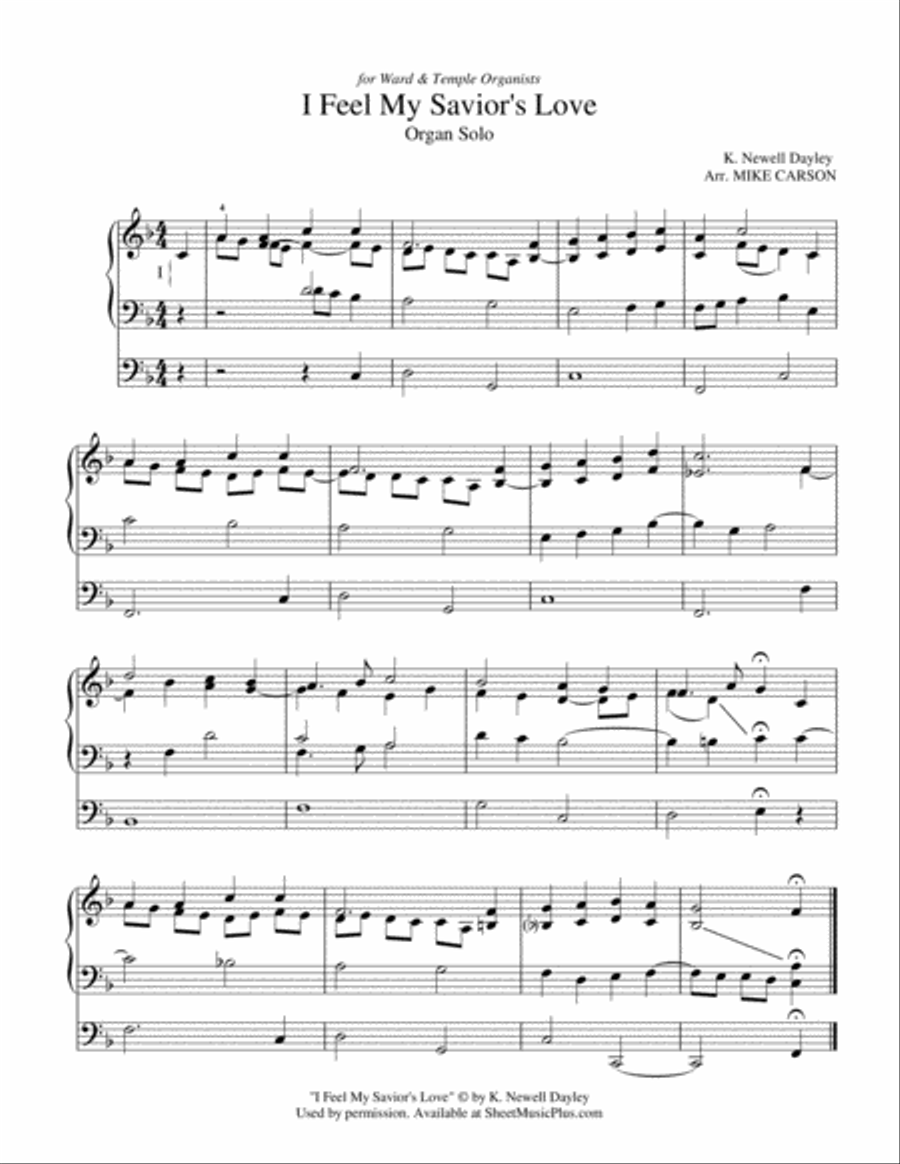 Primary Songs for Ward and Temple Organists Organ Solo scores gallery preview page 6