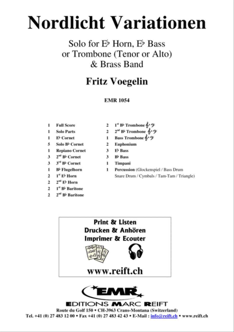 Nordlicht Variationen Brass Band scores gallery preview page 2
