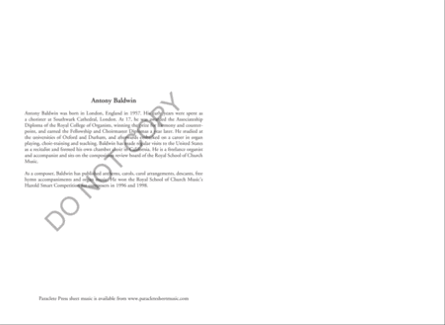 A Collection of Short Introits 4-Part scores gallery preview page 3