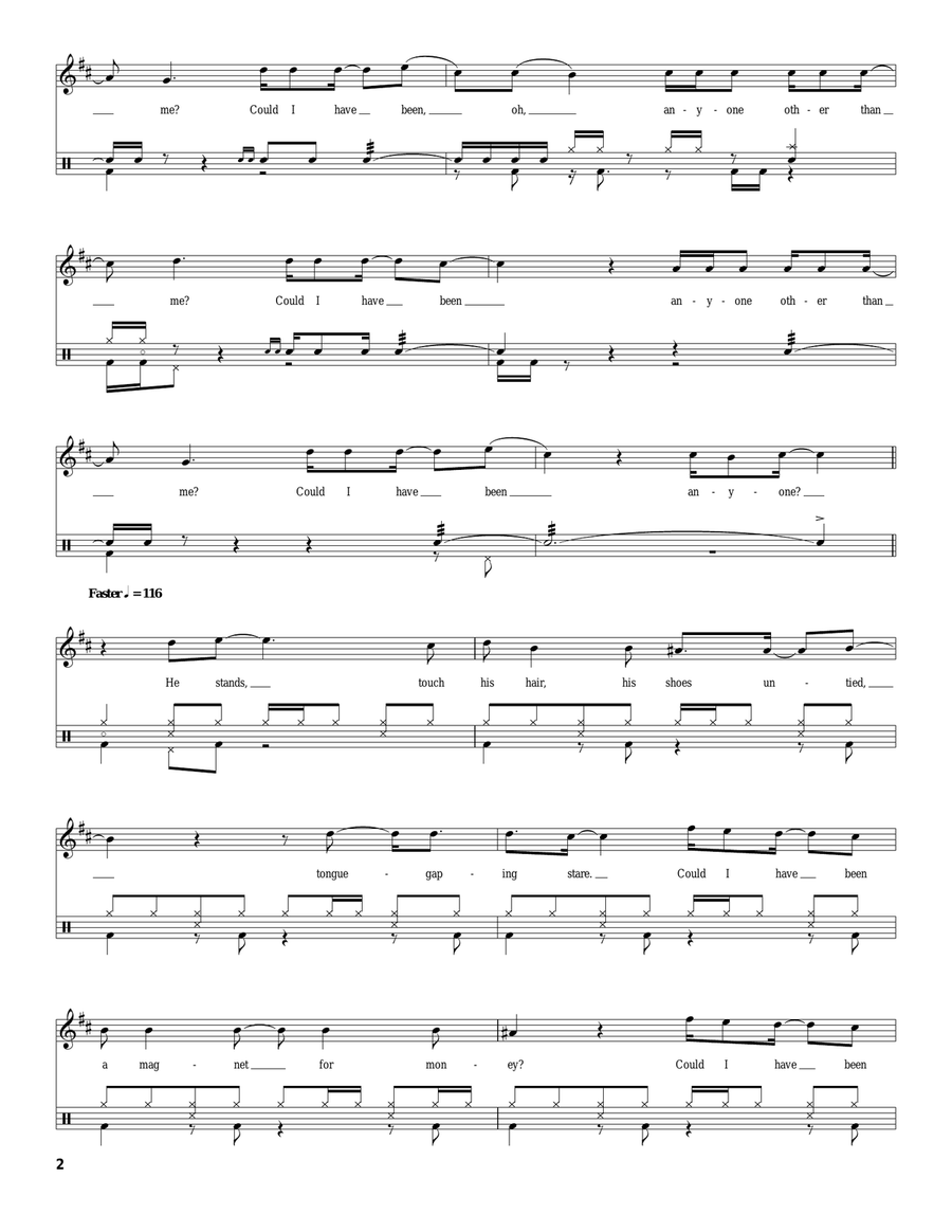 Dancing Nancies Dancing Nancies Drum Set scores gallery preview page 2