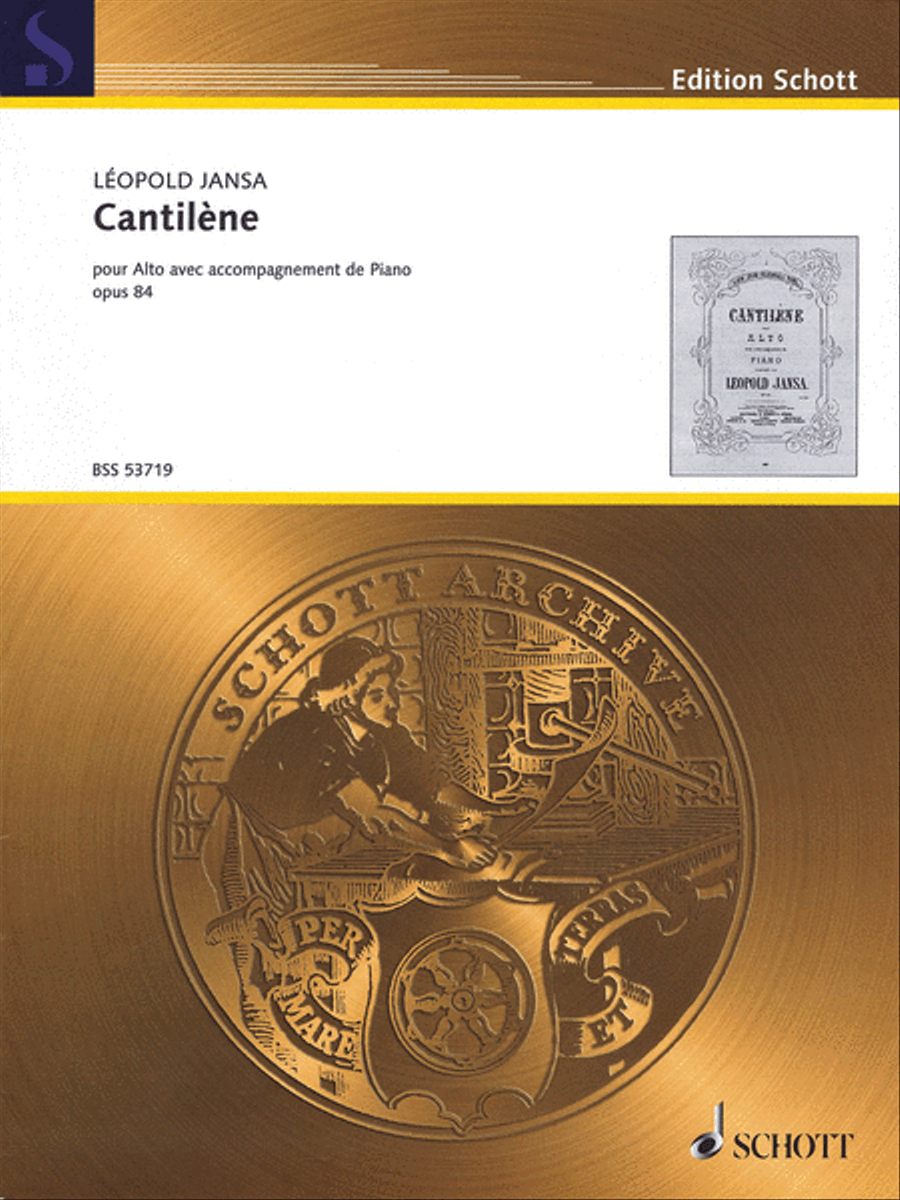 Cantilene, Op. 84 Piano Accompaniment scores gallery preview page 1