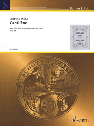 Book cover for Cantilene, Op. 84
