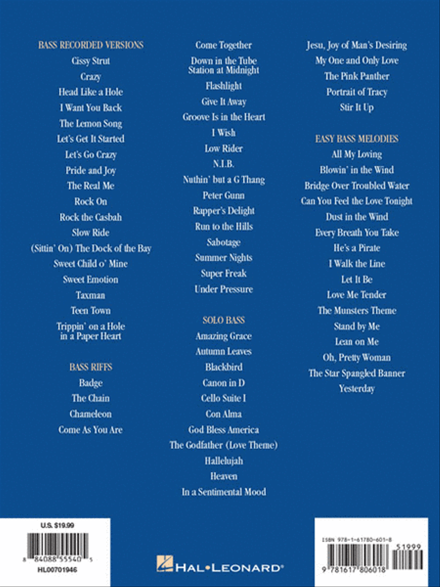 The Ultimate Bass Songbook Electric Guitar scores gallery preview page 6