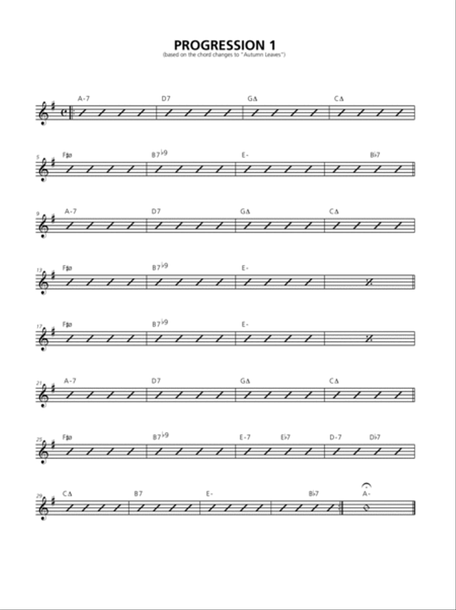 Creative Comping for Improvisation, Volume 2 Saxophone scores gallery preview page 2