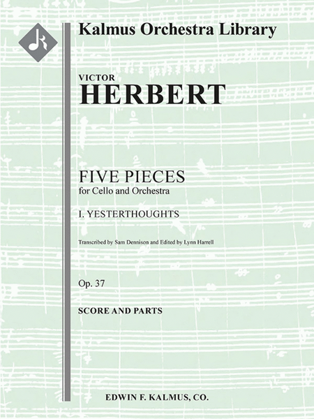 Five Pieces for Cello and Orchestra: I. Yesterthoughts, Op. 37