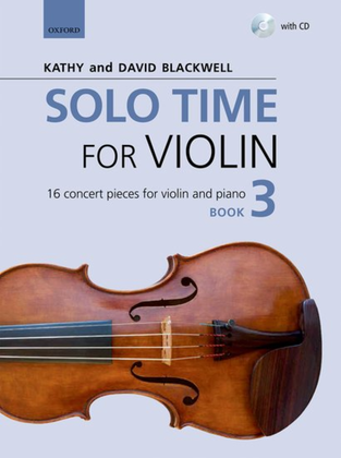 Book cover for Solo Time for Violin Book 3