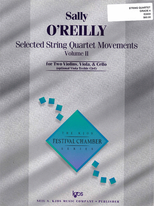 Book cover for Selected String Quartet Movements - Vol Ii