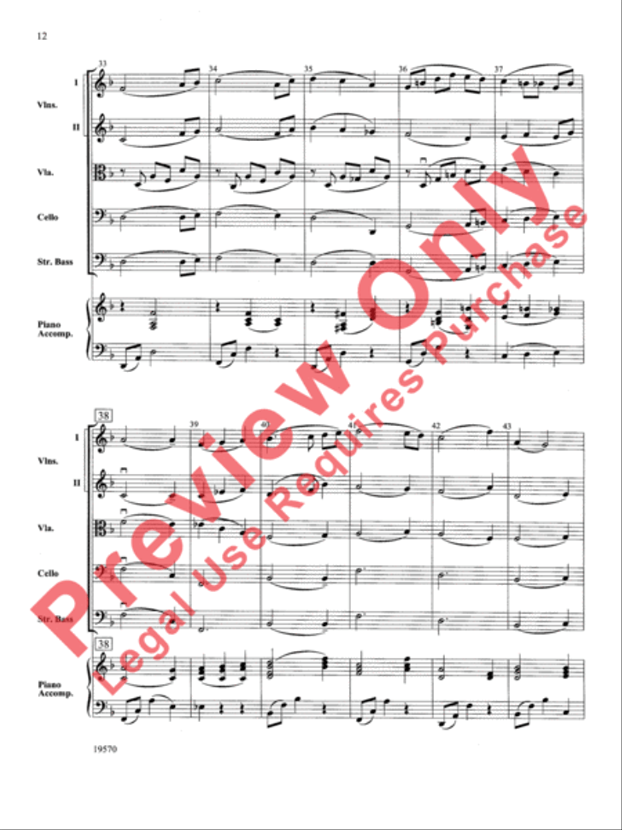 Johnny Appleseed Suite Johnny Appleseed Suite String Orchestra scores gallery preview page 13