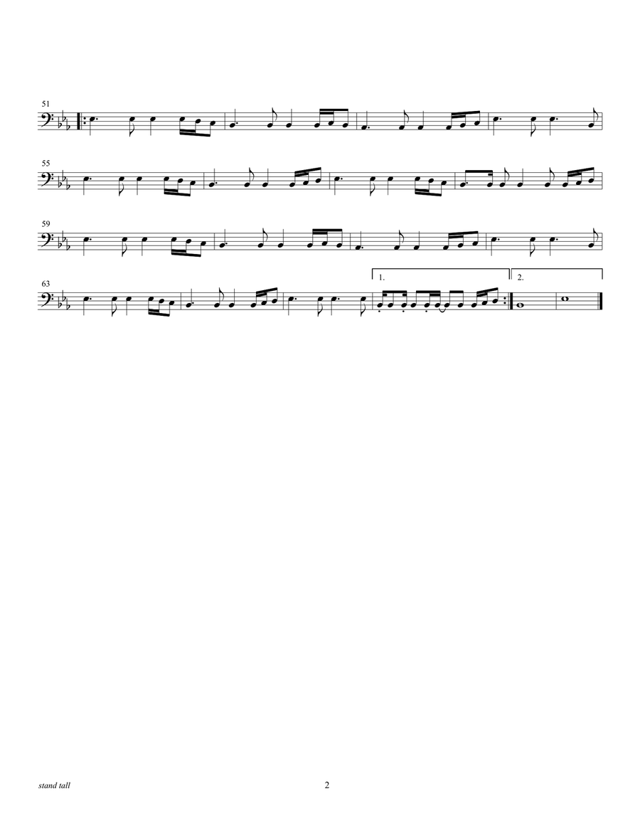 Stand Tall Large Ensemble scores gallery preview page 4