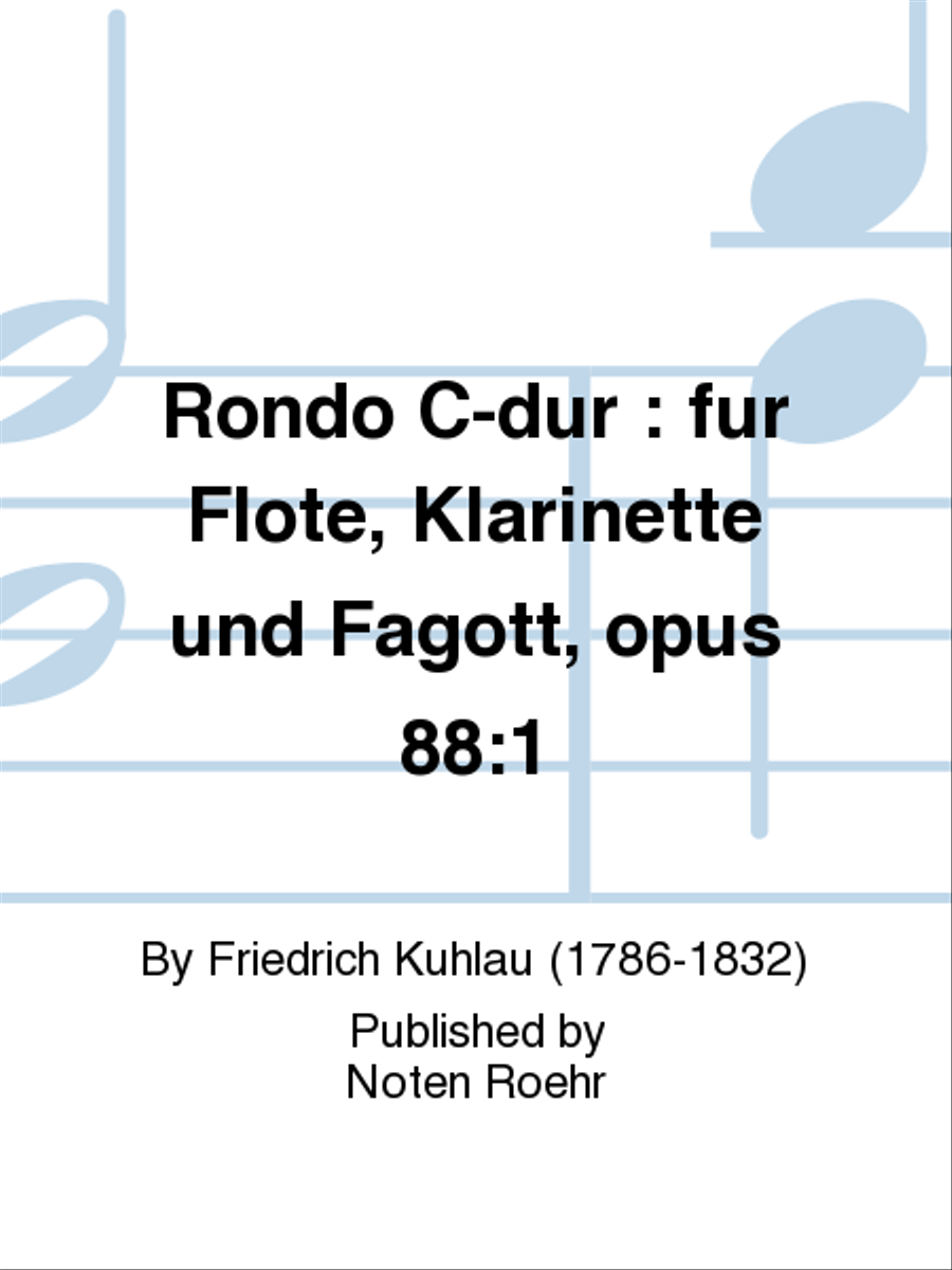 Rondo C-dur Bassoon scores gallery preview page 1