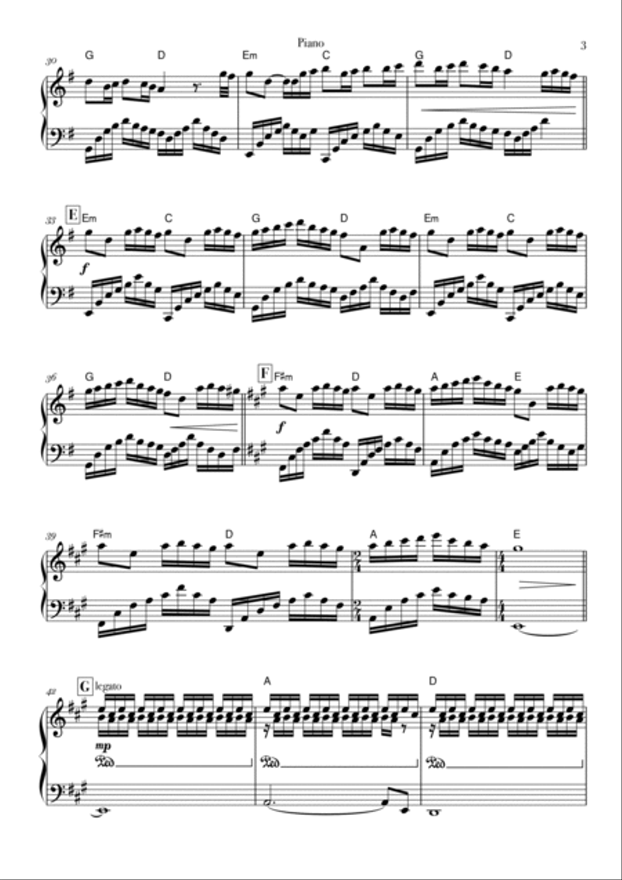 River Flows To You Ep16 Piano Quintet scores gallery preview page 3