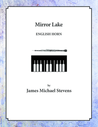 Book cover for Mirror Lake - English Horn & Piano