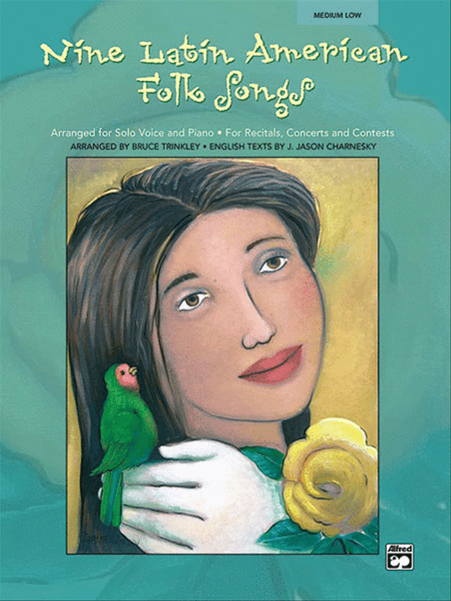 Book cover for Nine Latin American Folk Songs