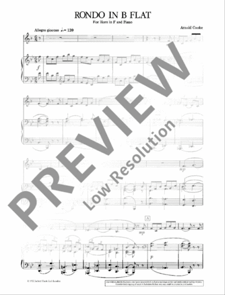 Rondo in Bb major Piano Accompaniment scores gallery preview page 4