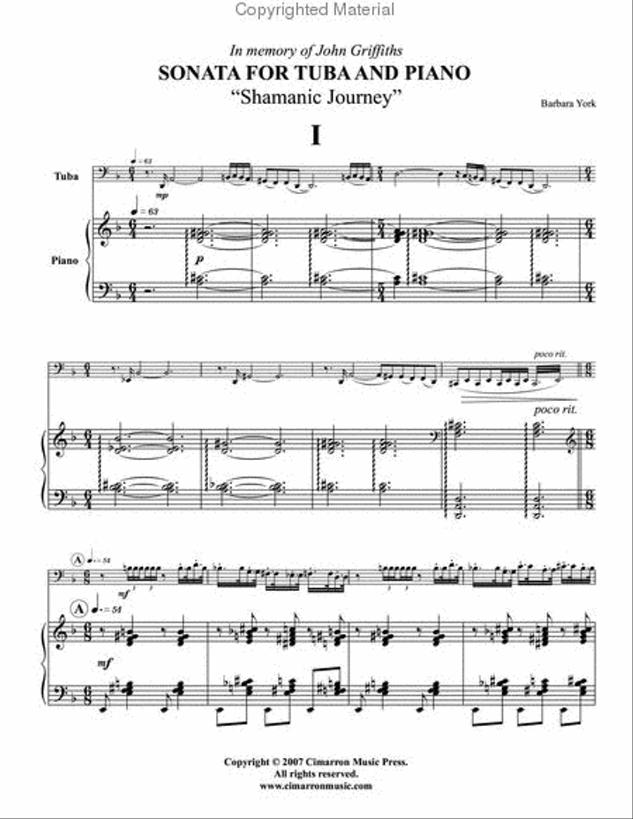 Sonata for Tuba Tuba scores gallery preview page 2