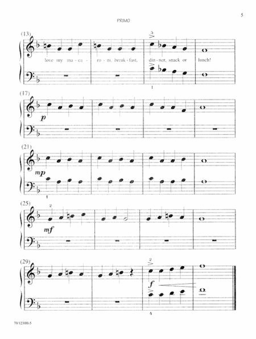 Noona Comprehensive Piano Four Hand Duet Level 1+
