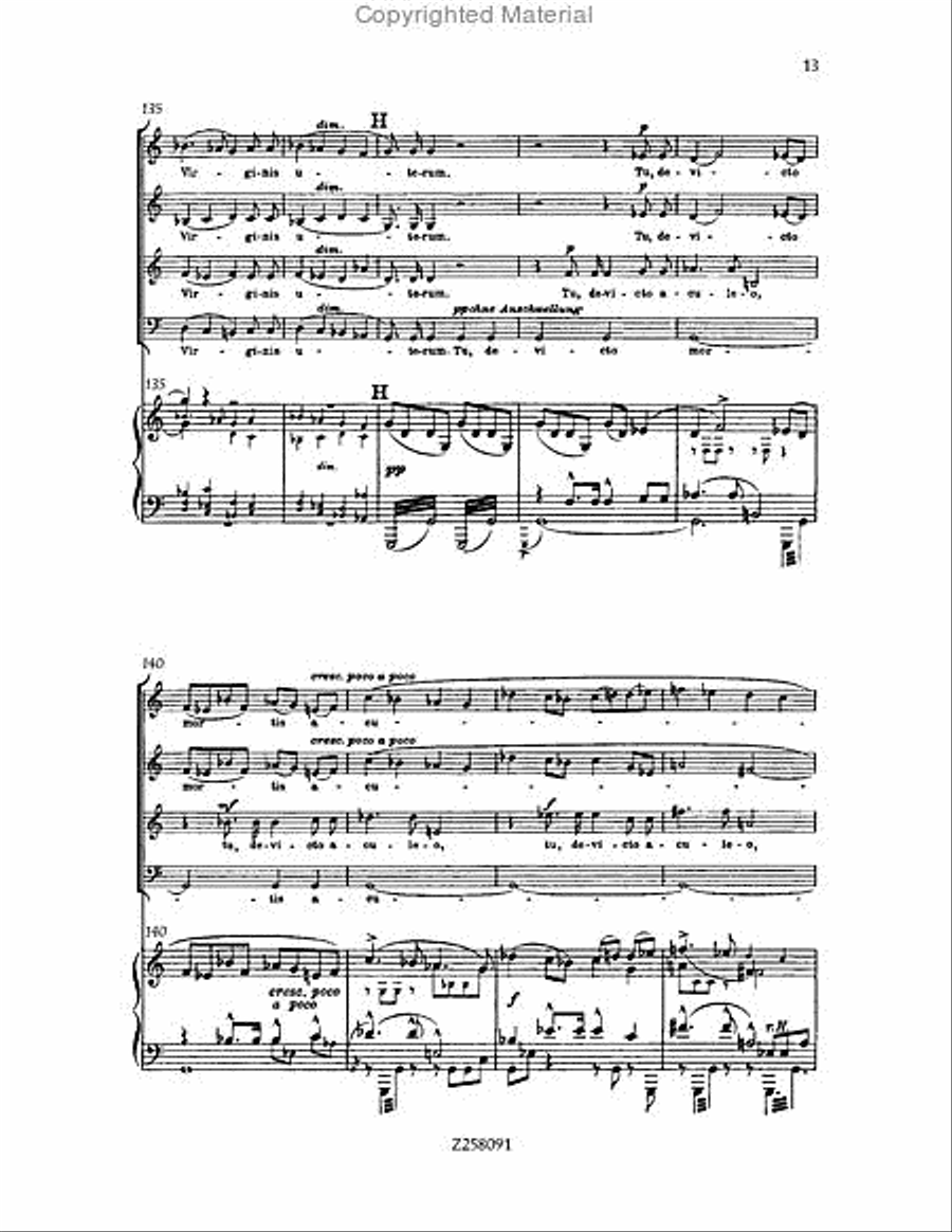 Te Deum, WAB 45 (1886 revision) Choir scores gallery preview page 13