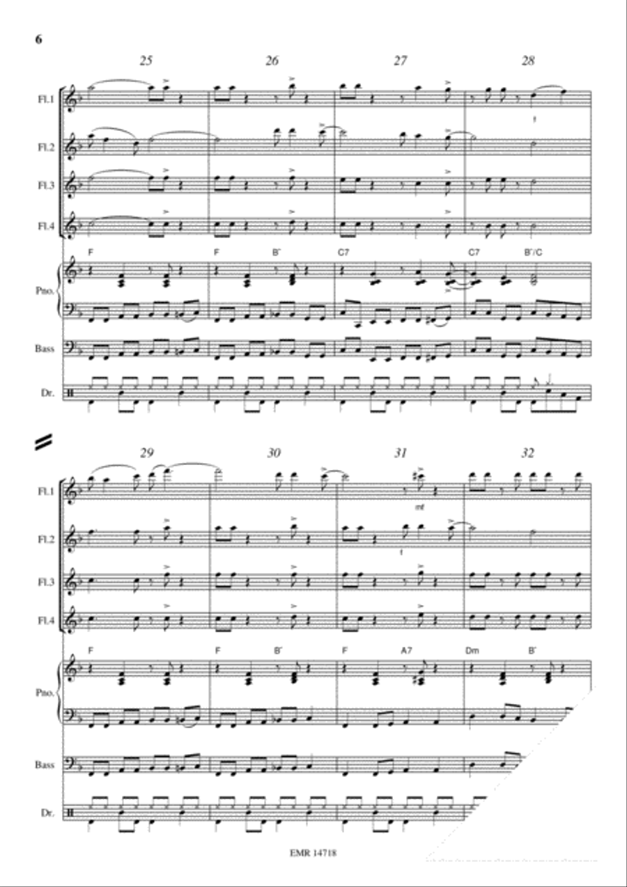 Kumbaya Kumbaya Flute scores gallery preview page 6