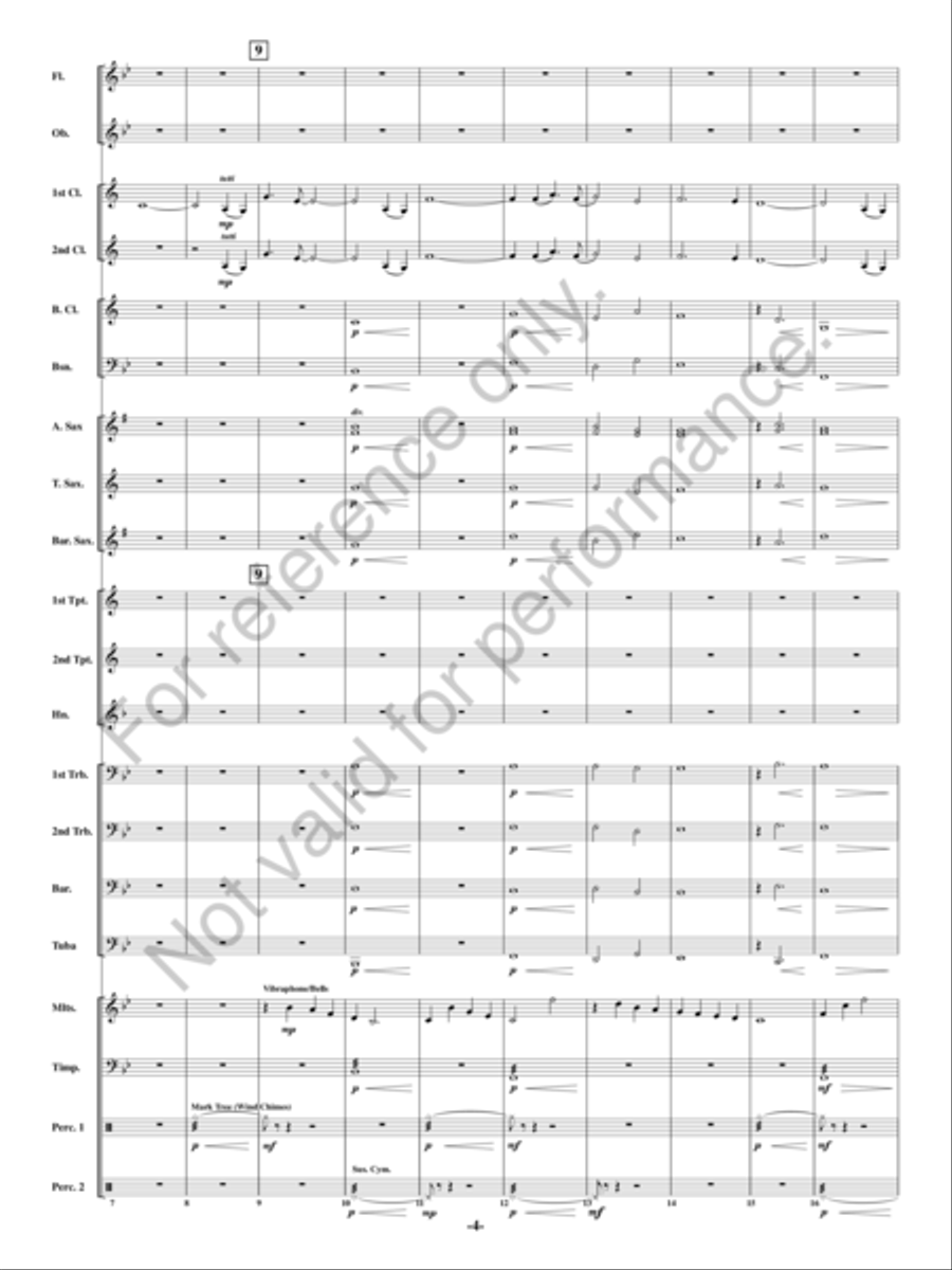 Blue Blue Concert Band scores gallery preview page 3