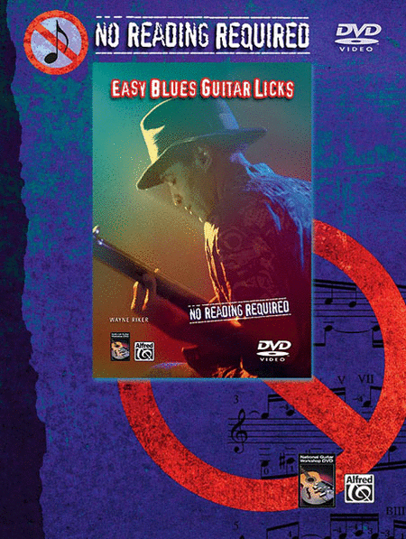 No Reading Required - Easy Blues Guitar Licks (DVD)