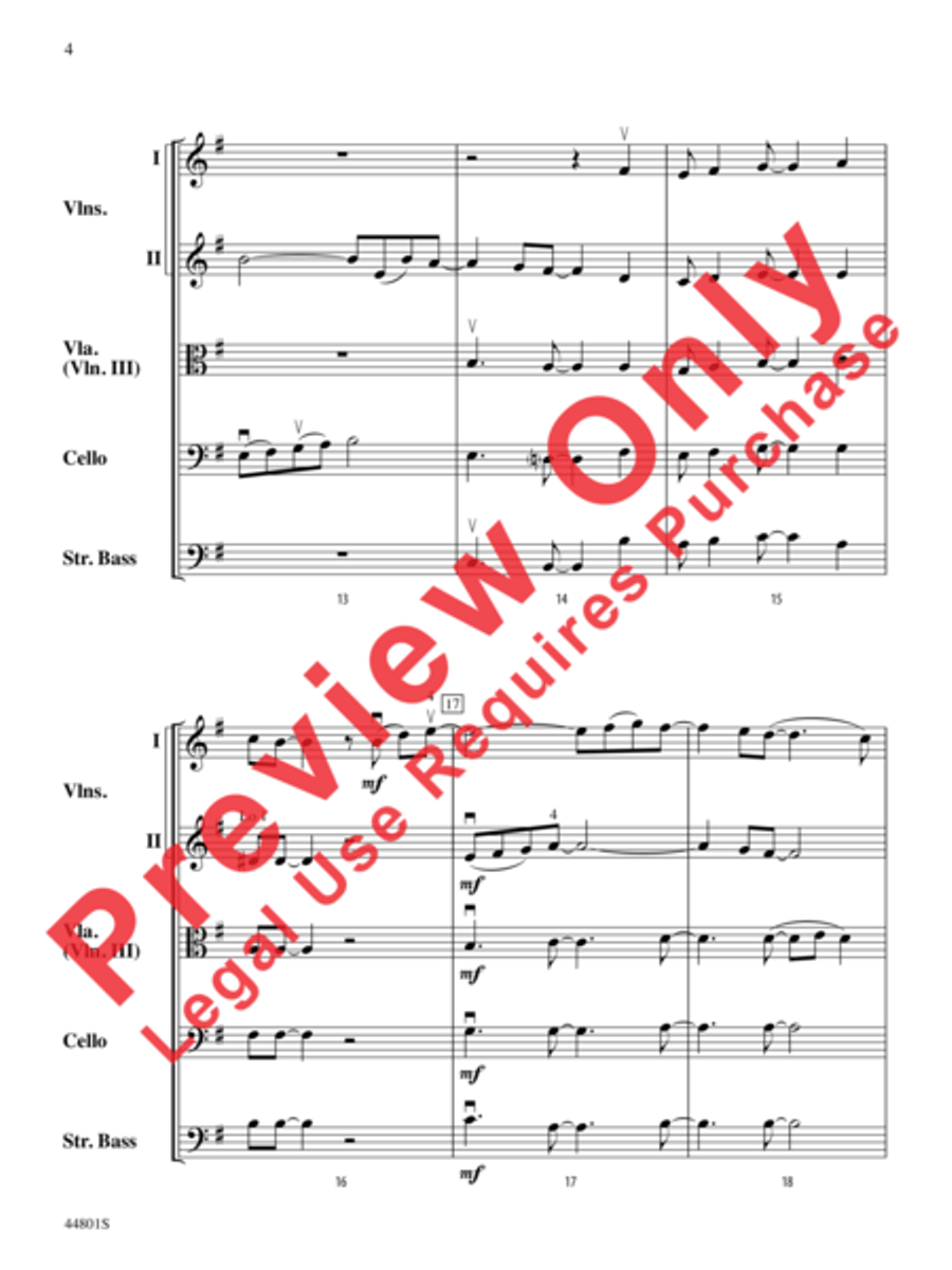 Mary, Did You Know? String Orchestra scores gallery preview page 7