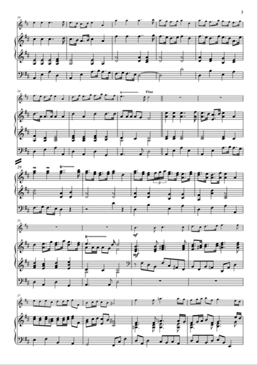 H. Purcell - Trumpet Tune (Cebell, Air and Fanfare) for 1-2 trumpets, timp. ad lib. and organ Trumpet Duet scores gallery preview page 4