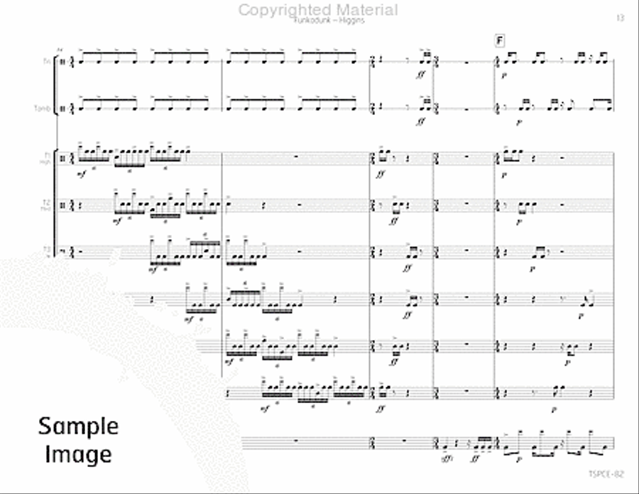 Funkadunk Percussion Ensemble scores gallery preview page 16