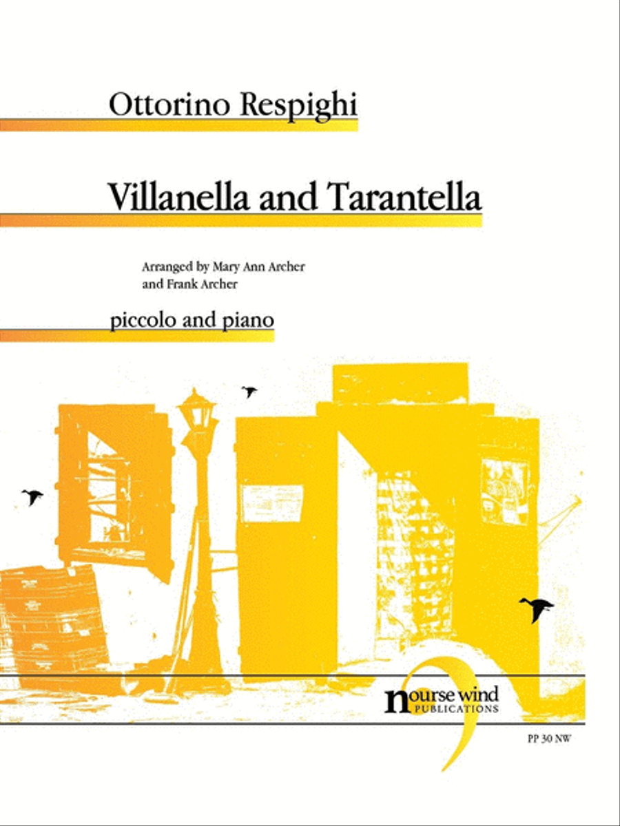 Villanella and Tarantella for Piccolo and Piano Piccolo scores gallery preview page 1
