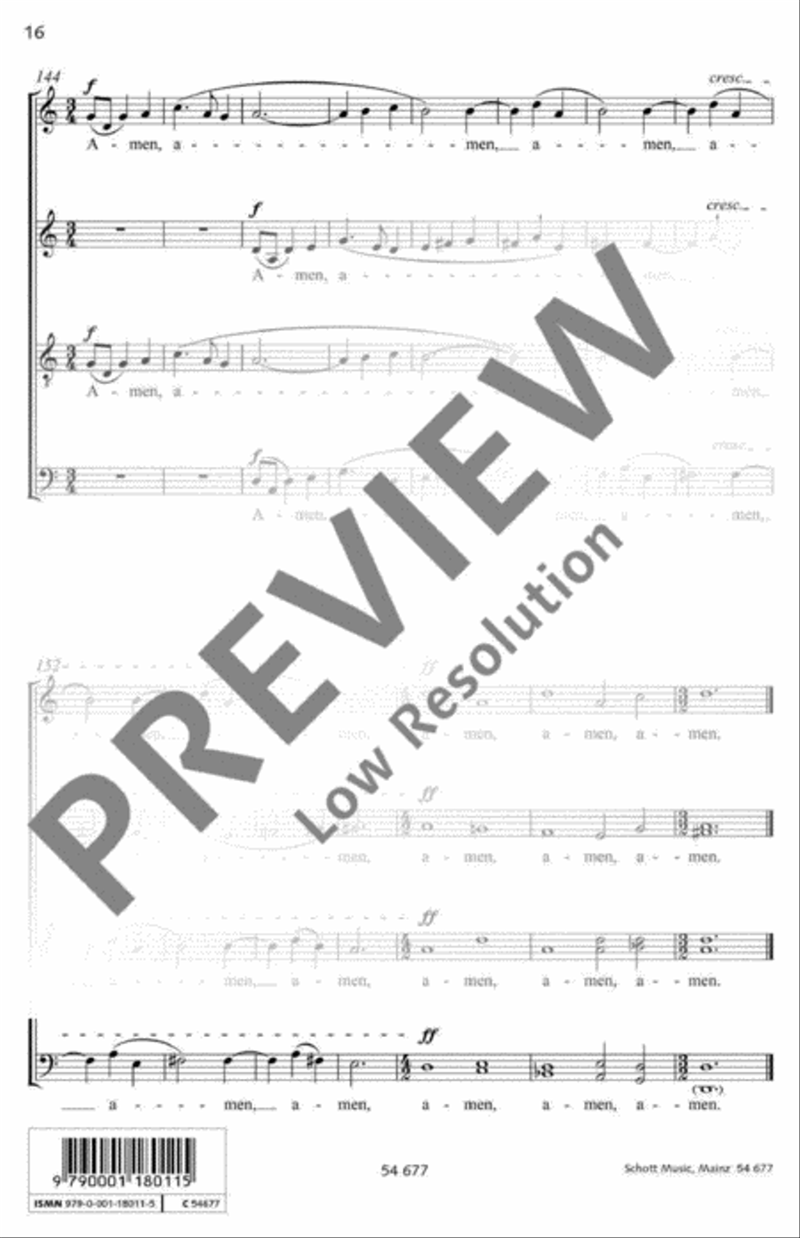 Glory to God (Gloria) A Cappella scores gallery preview page 17