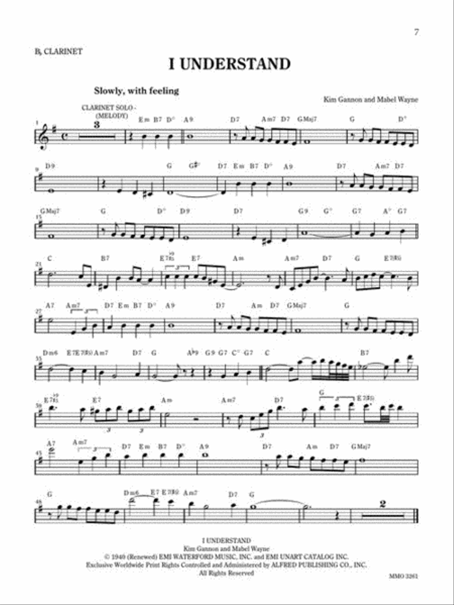 Swing with a Band Swing with a Band B-Flat Clarinet scores gallery preview page 5