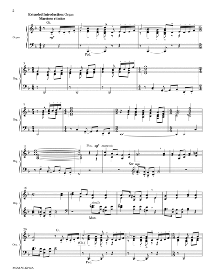 Rejoice, O Pilgrim Throng! Choir scores gallery preview page 2