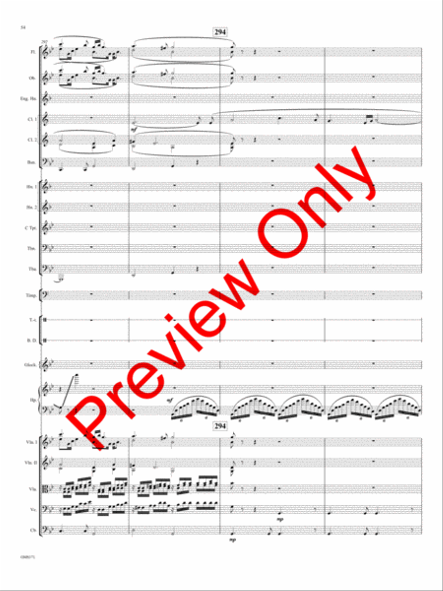 Anishinaabeg Rhapsody Orchestra scores gallery preview page 57