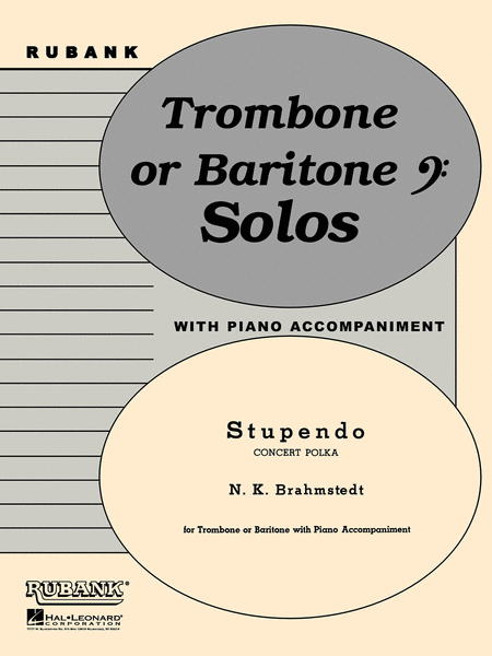 Stupendo (Concert Polka) - Trombone Or Baritone (B.C.) Solos With Piano