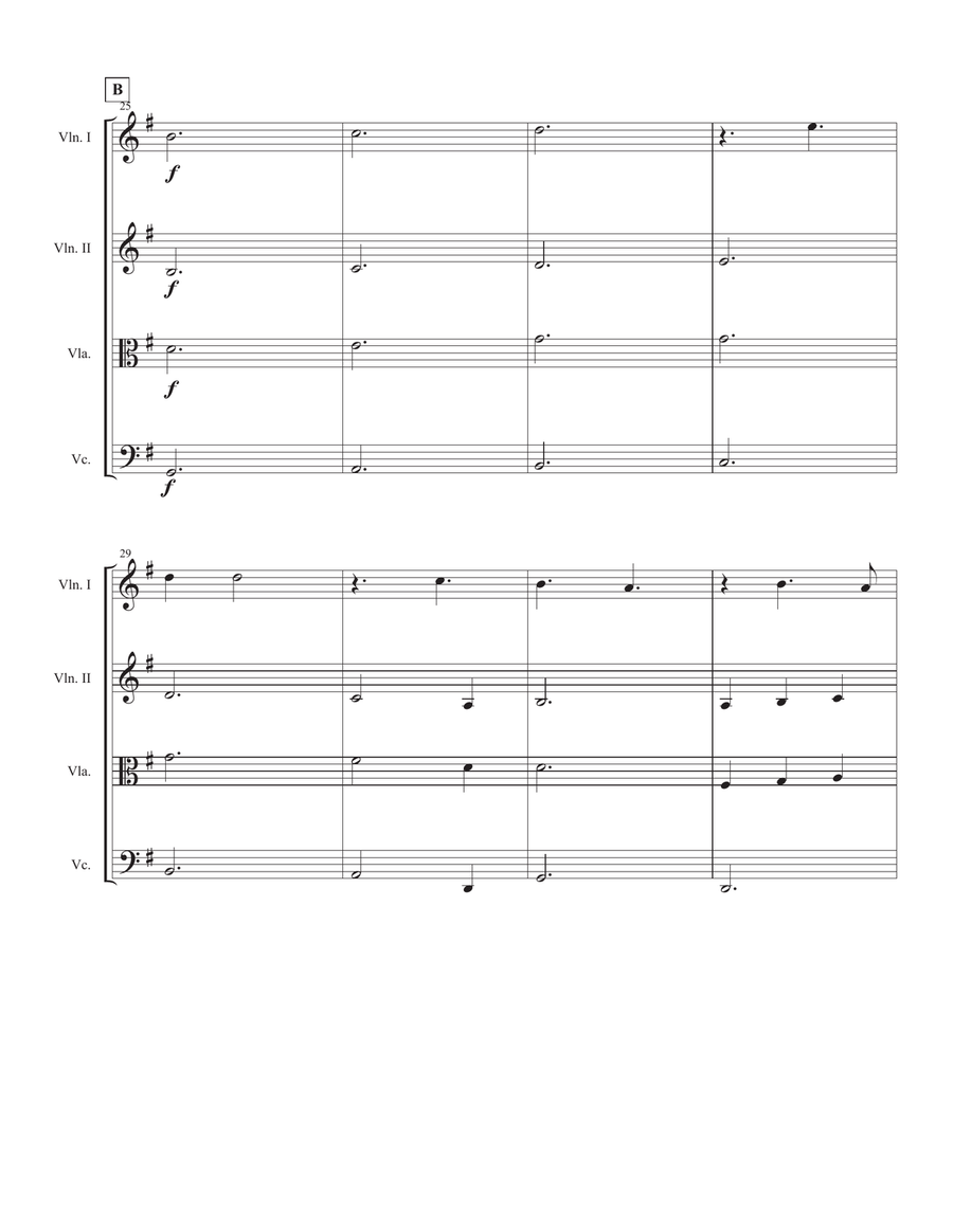 Crystal Crystal String Quartet scores gallery preview page 4