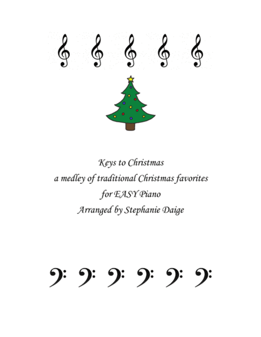 Keys to Christmas Medley for EASY Piano image number null