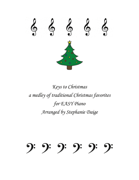 Keys to Christmas Medley for EASY Piano image number null